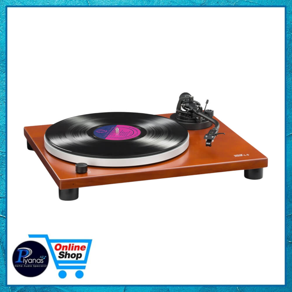 เครื่องเล่นแผ่นเสียง MUSIC HALL : MMF-1.5 (พร้อมหัวเข็ม MUSIC HALL รุ่น MELODY MM) (CHERRY WOOD)